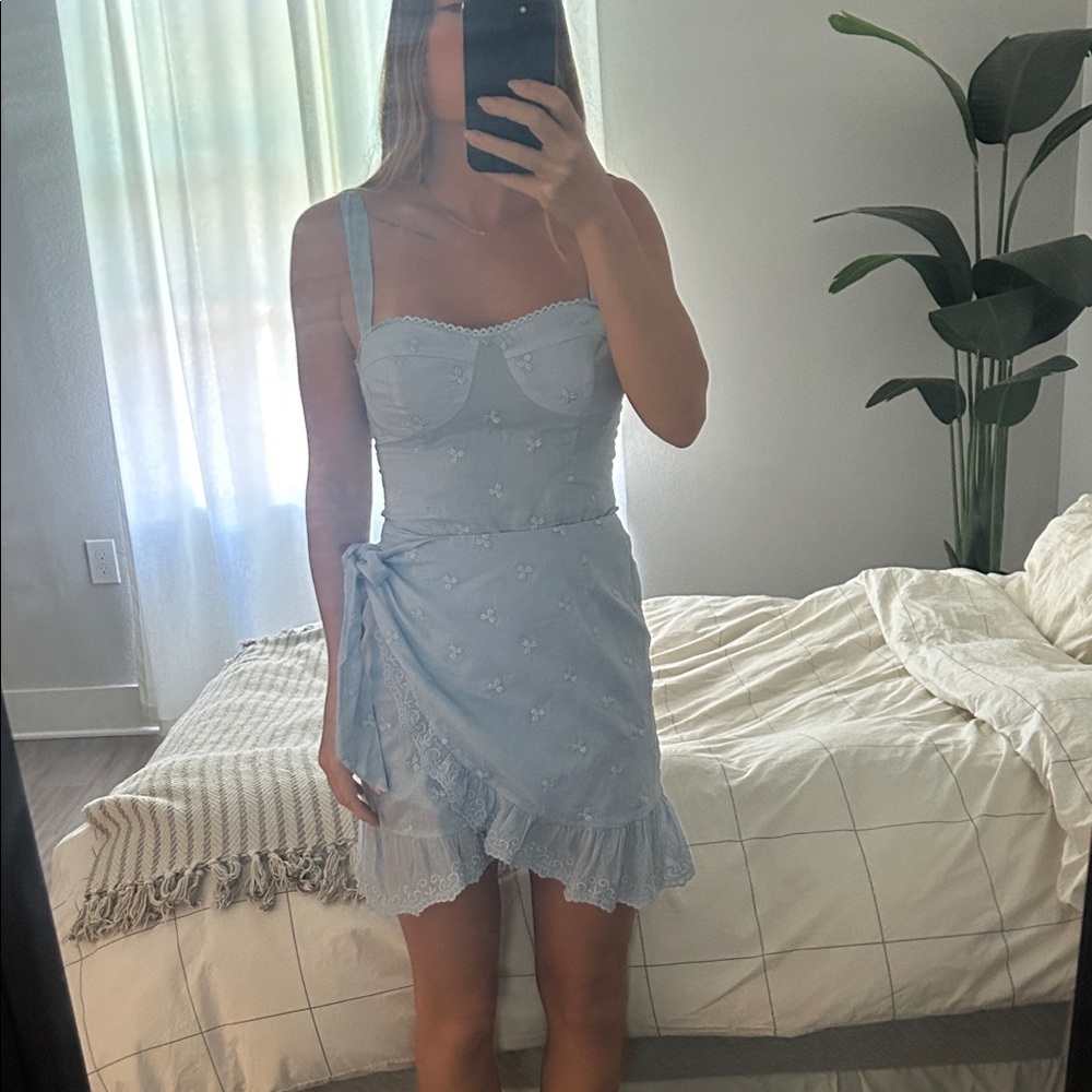 Reformation wrap dress